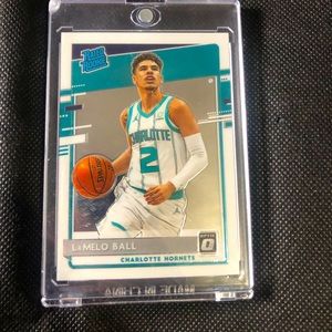 2021 Donruss optic basketball Rated Rookie Lamelo Ball prizm.